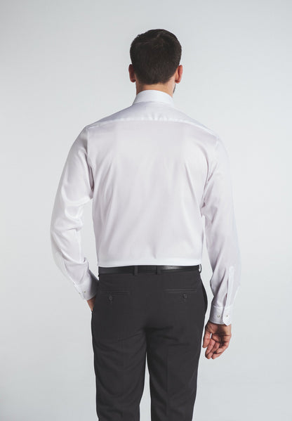 ETERNA LANGARM HEMD MODERN FIT PERFORMANCE SHIRT STRETCH WEISS