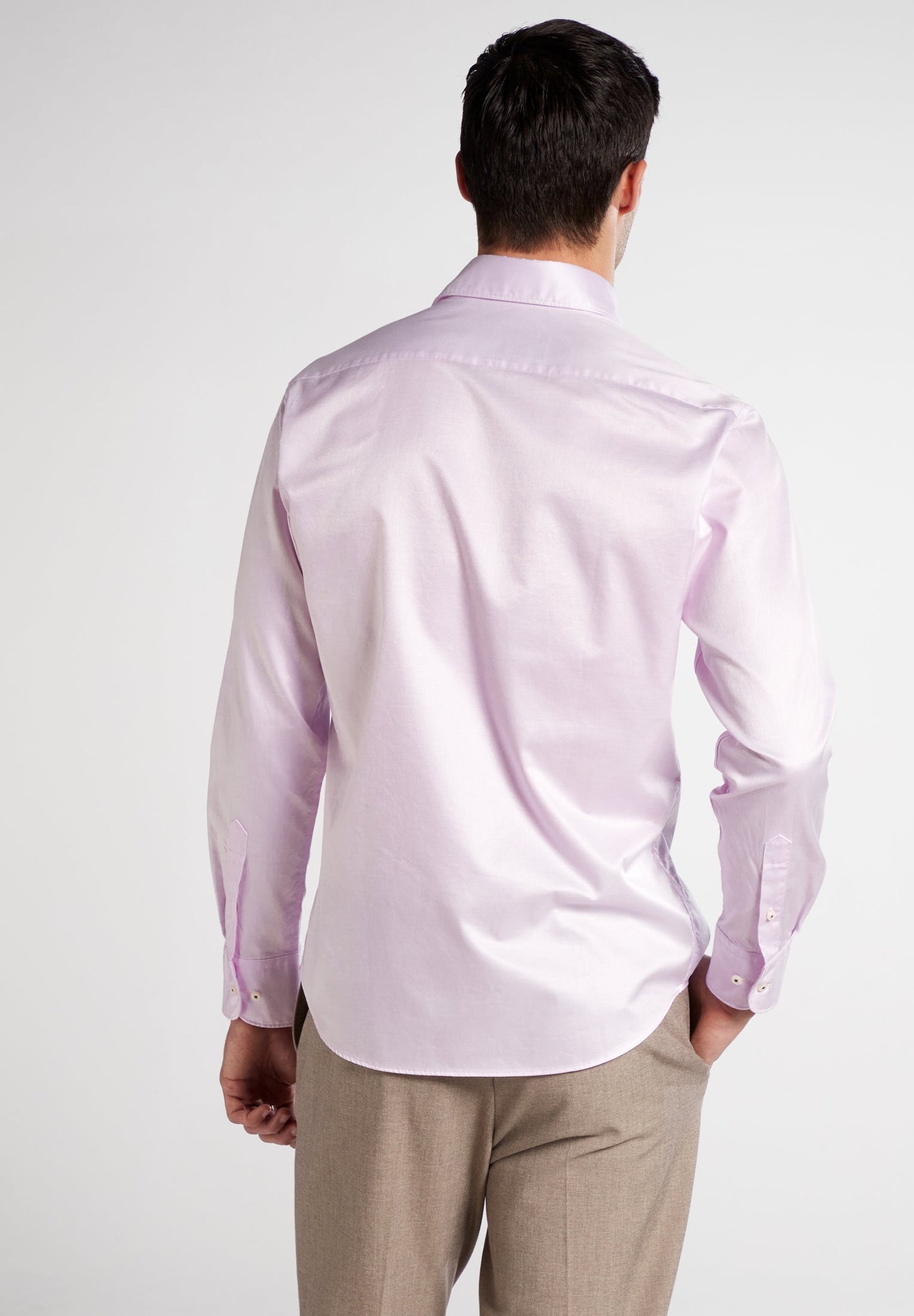 ETERNA LANGARM HEMD MODERN FIT SOFT LUXURY SHIRT ROSA