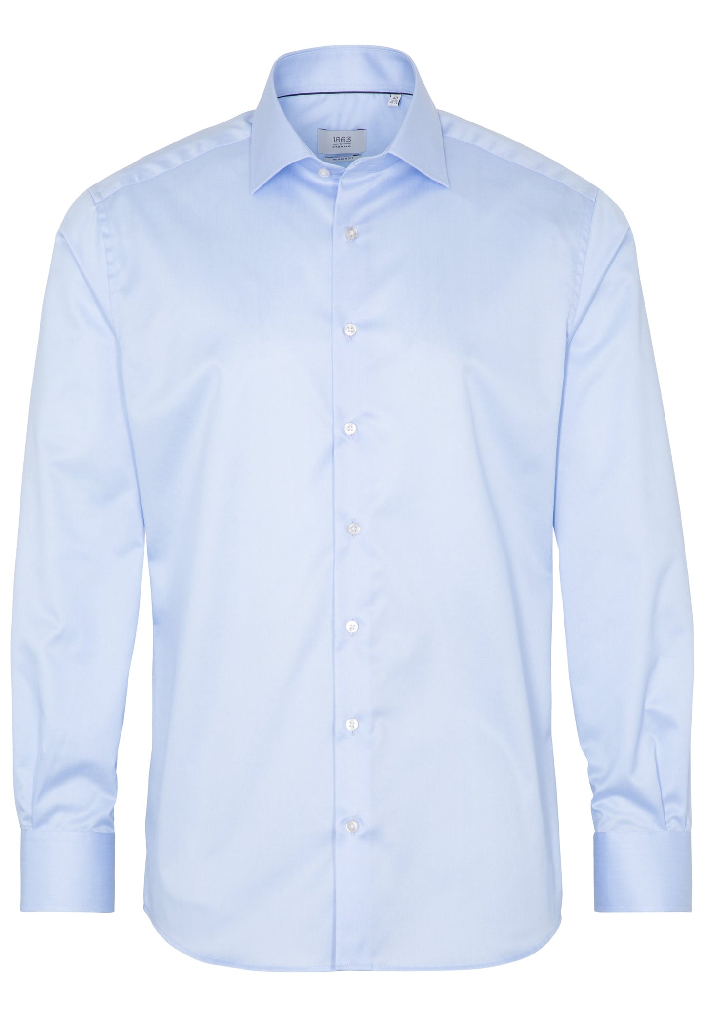 ETERNA LANGARM HEMD LUXURY SHIRT MODERN FIT HELLBLAU