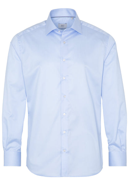 ETERNA LANGARM HEMD LUXURY SHIRT MODERN FIT HELLBLAU