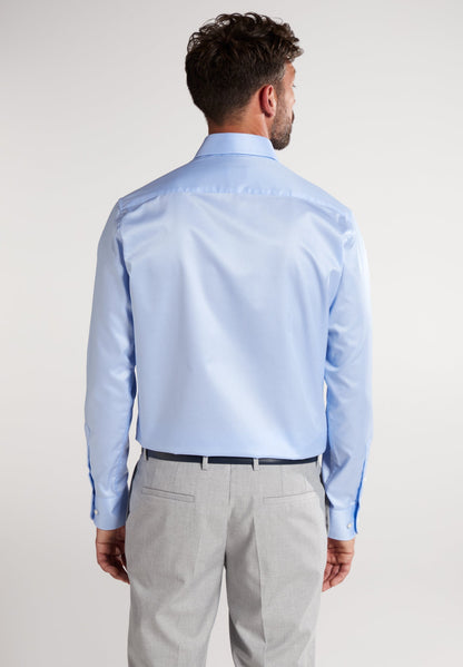 ETERNA LANGARM HEMD LUXURY SHIRT MODERN FIT HELLBLAU