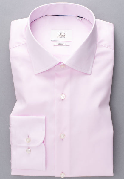 ETERNA LANGARM HEMD LUXURY SHIRT MODERN FIT ROSA