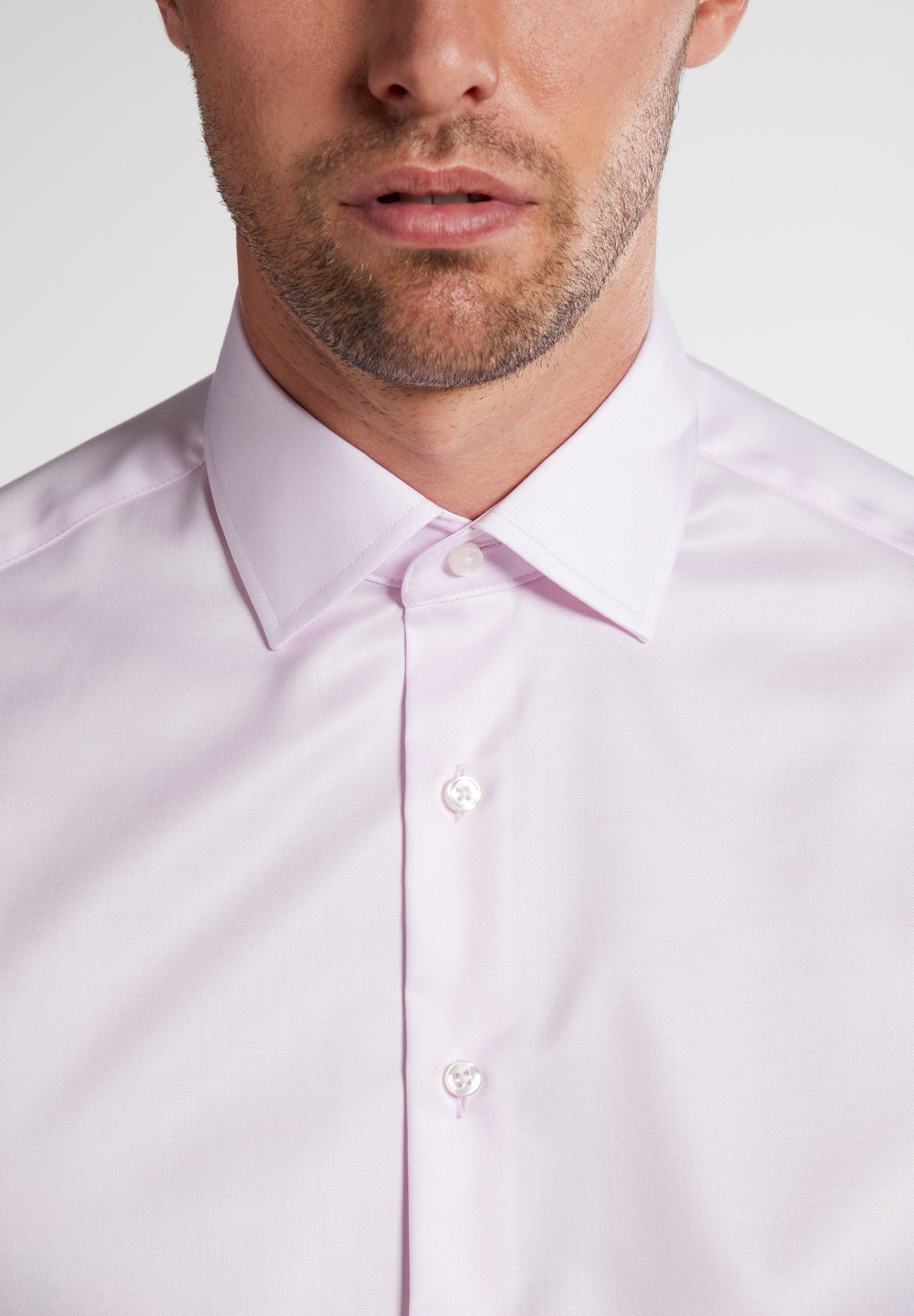 ETERNA LANGARM HEMD LUXURY SHIRT MODERN FIT ROSA