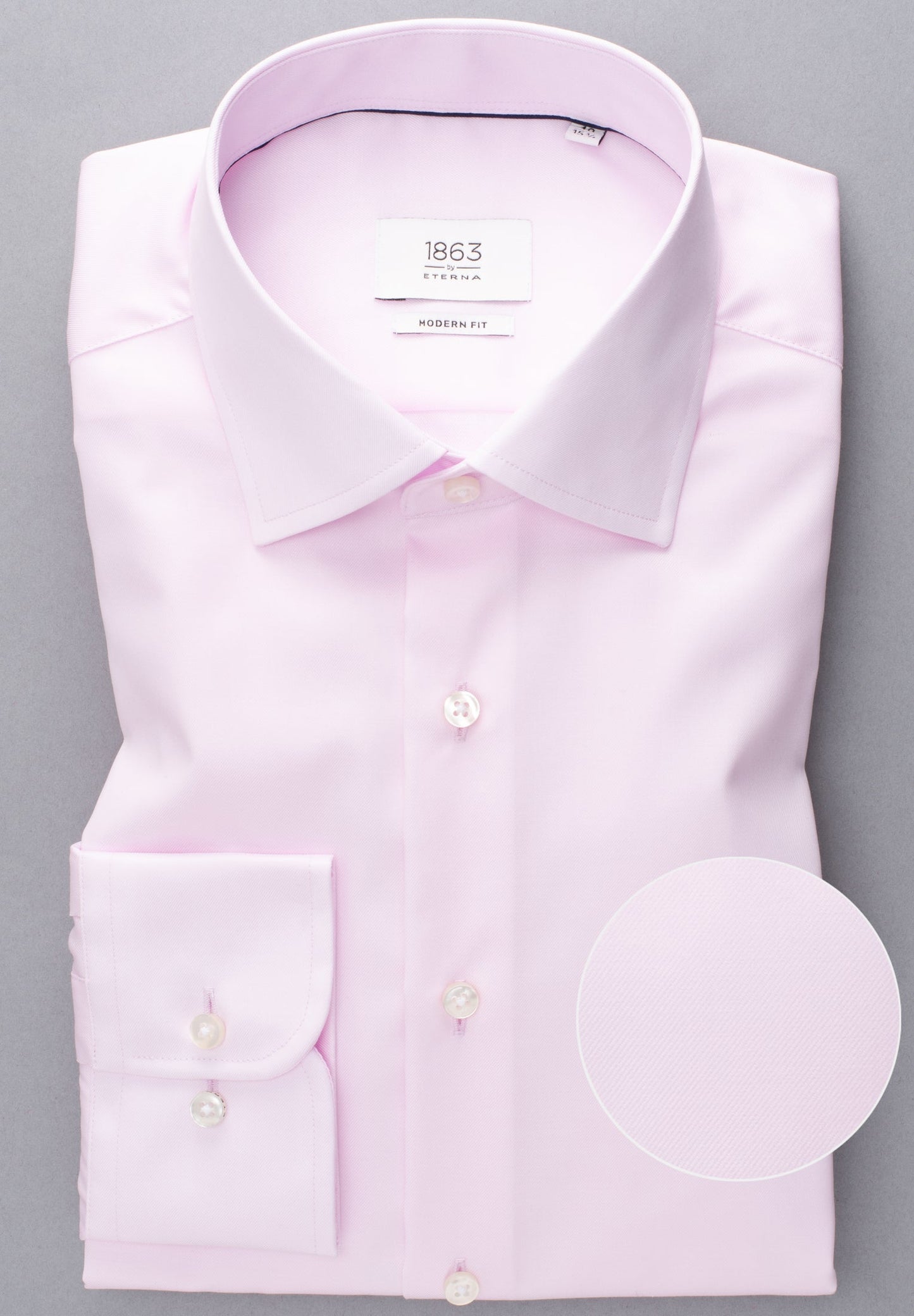 ETERNA LANGARM HEMD LUXURY SHIRT MODERN FIT ROSA