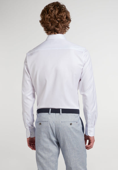 ETERNA LANGARM HEMD SLIM FIT COVER SHIRT WEISS
