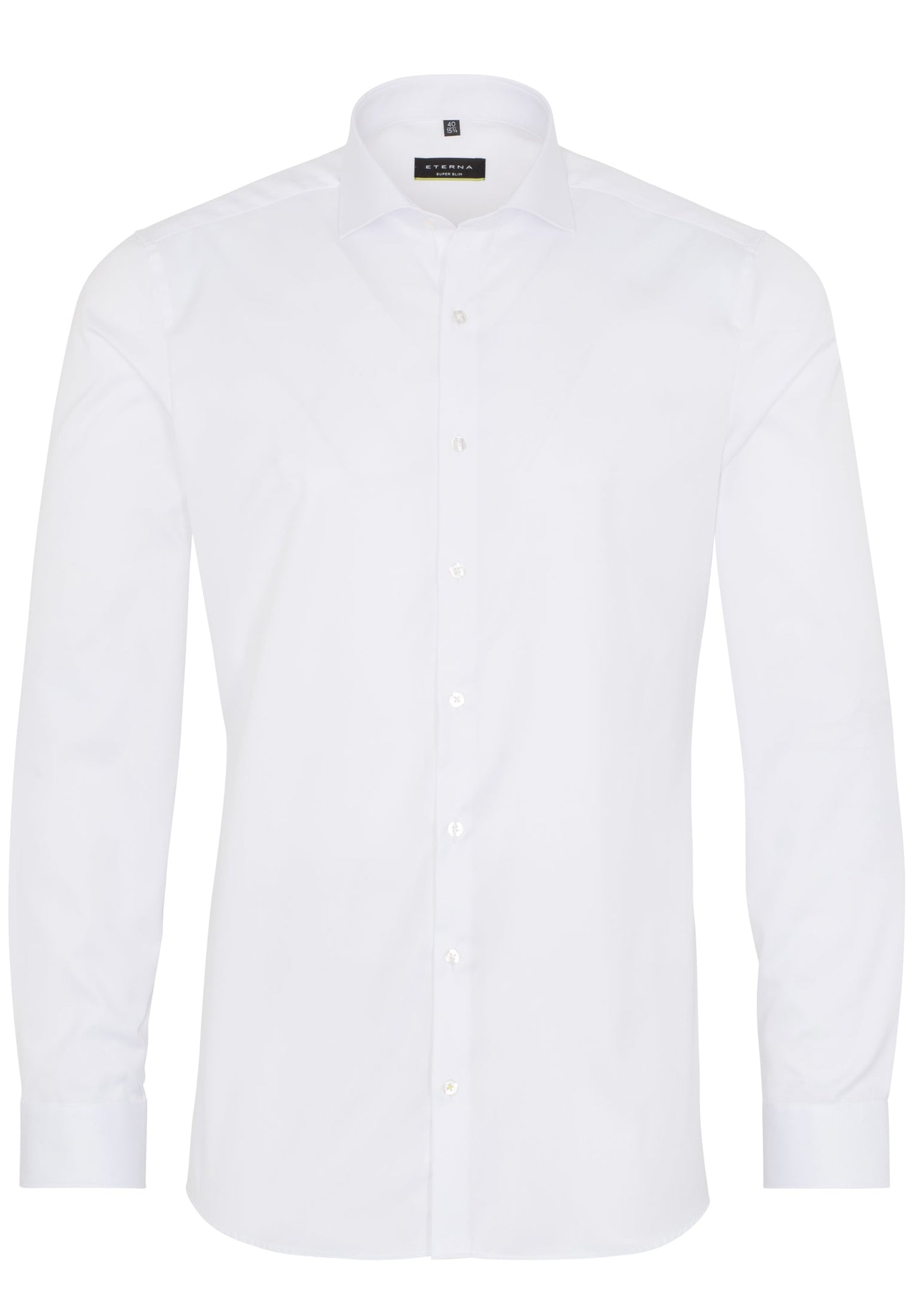 ETERNA LANGARM HEMD SUPER SLIM COVER SHIRT WEISS