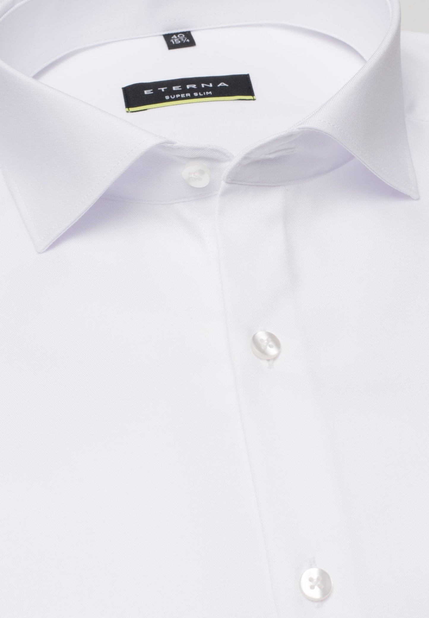 ETERNA LANGARM HEMD SUPER SLIM COVER SHIRT WEISS
