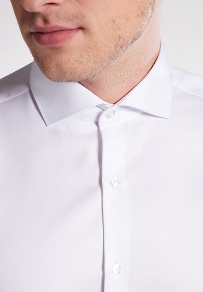 ETERNA LANGARM HEMD SUPER SLIM COVER SHIRT WEISS