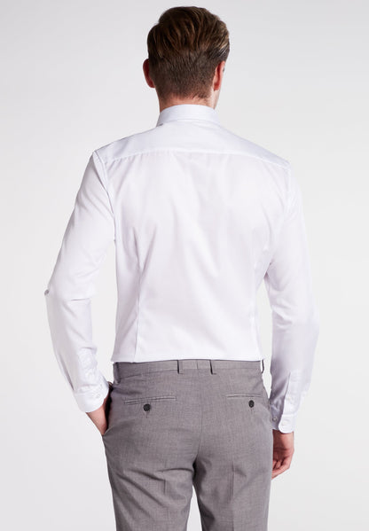 ETERNA LANGARM HEMD SUPER SLIM COVER SHIRT WEISS