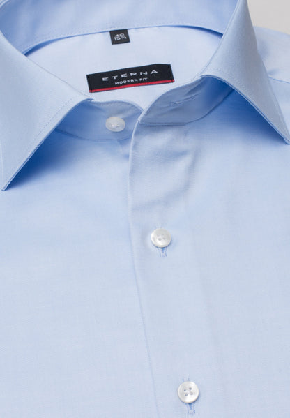 ETERNA LANGARM HEMD MODERN FIT COVER SHIRT HELLBLAU