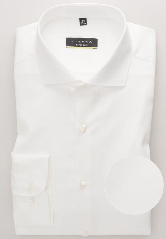 ETERNA LANGARM HEMD SUPER SLIM COVER SHIRT TWILL CHAMPAGNER