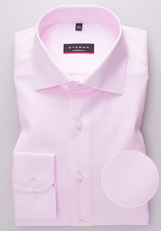 ETERNA LANGARM HEMD MODERN FIT COVER SHIRT ROSA