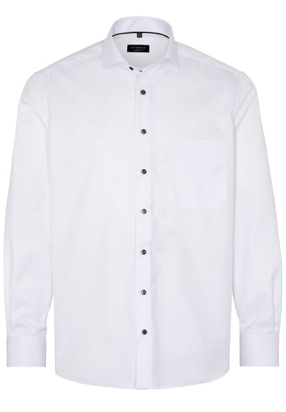 ETERNA LANGARM HEMD COMFORT FIT COVER SHIRT TWILL WEISS