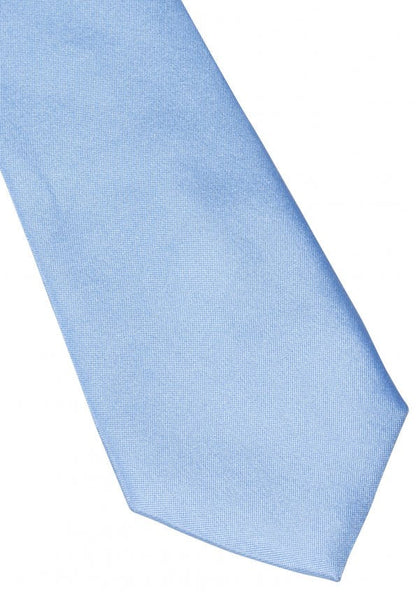 ETERNA KRAWATTE HELLBLAU UNIFARBE SCHMAL 6CM